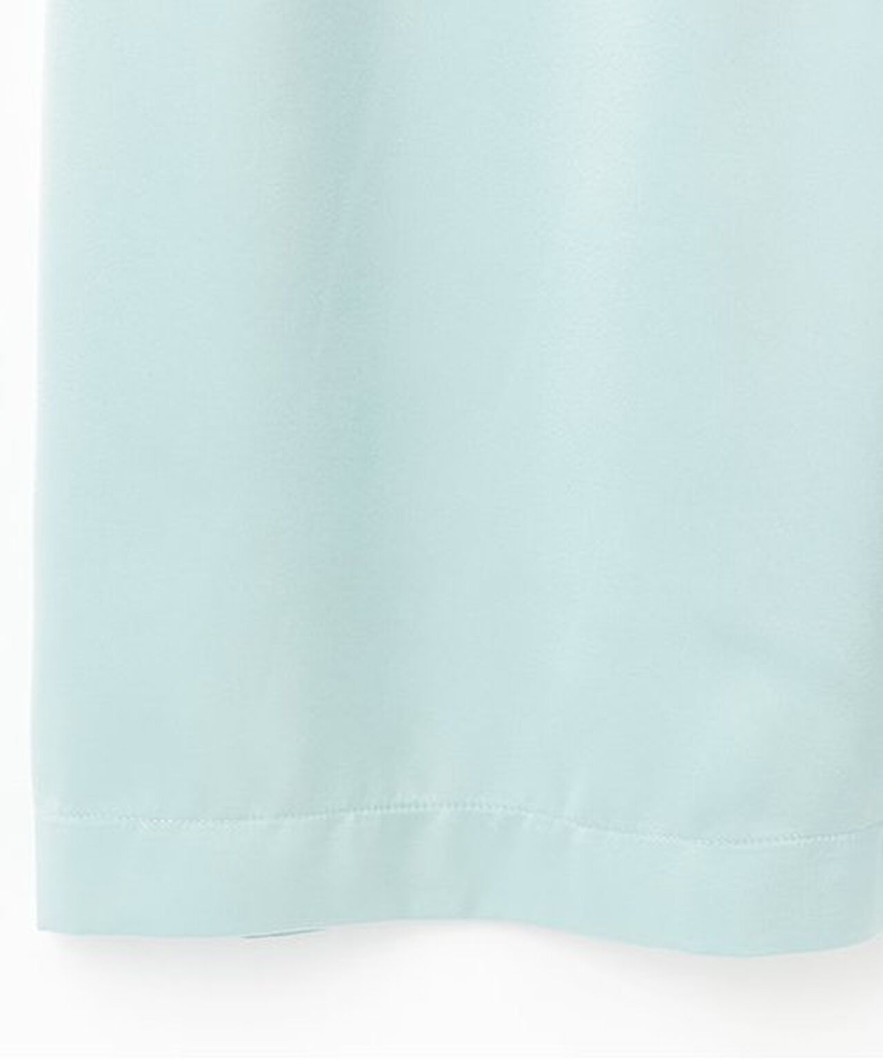 Satin Pencil Skirt,Black, large image number 3