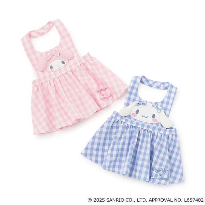 [My Melody & Cinnamoroll] Face Apron Bib,Pink, medium image number 3