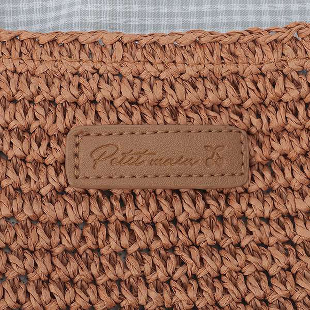 Woven Fruit Small Shoulder Bag,Camel, large image number 9