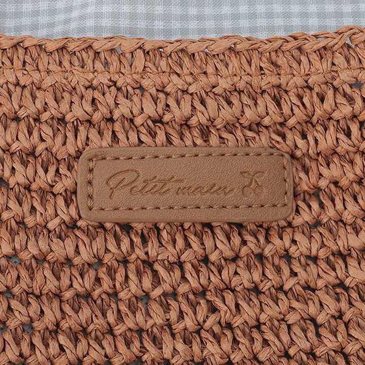 Woven Fruit Small Shoulder Bag,Camel, medium image number 9