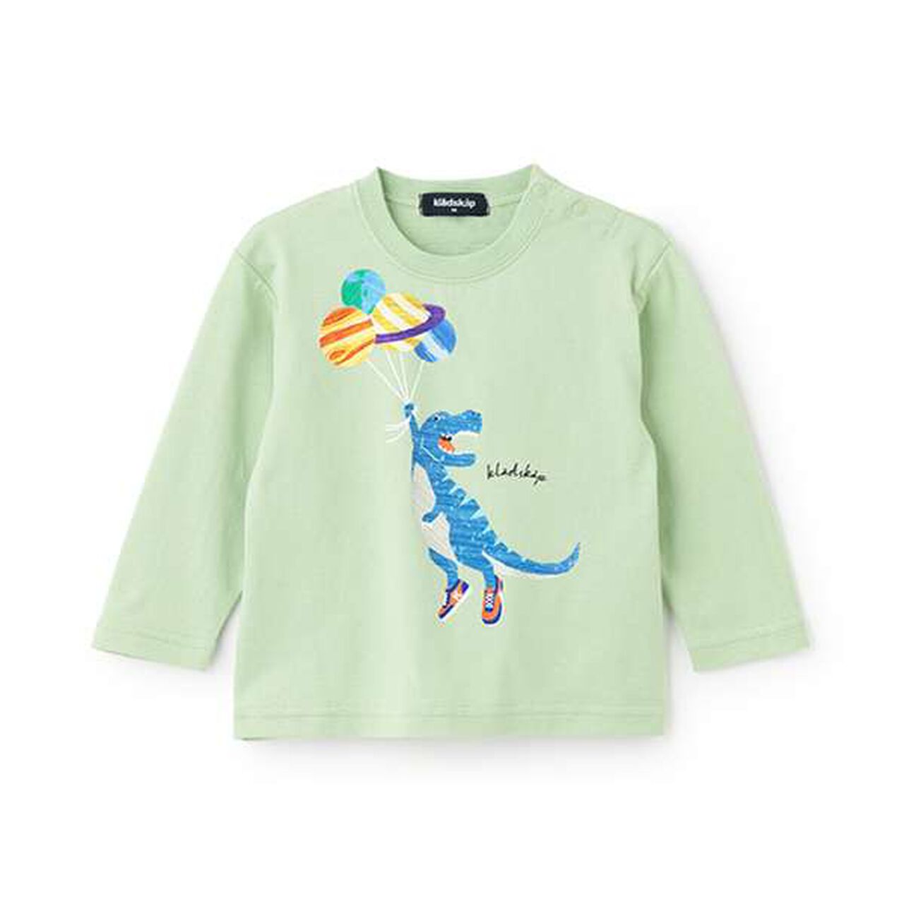 Balloon Dinosaur Long-Sleeve T-Shirt,Red, large image number 10