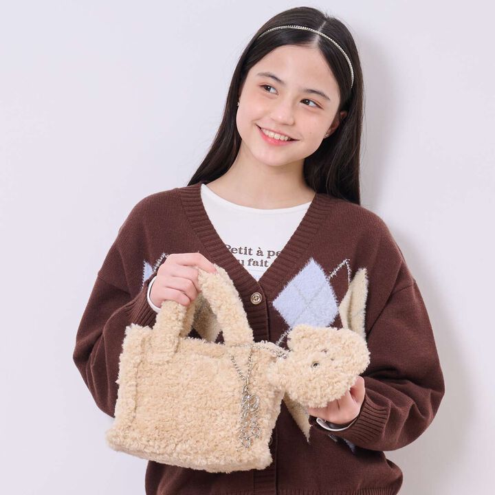 Boa Shoulder Bag with Charm,, medium