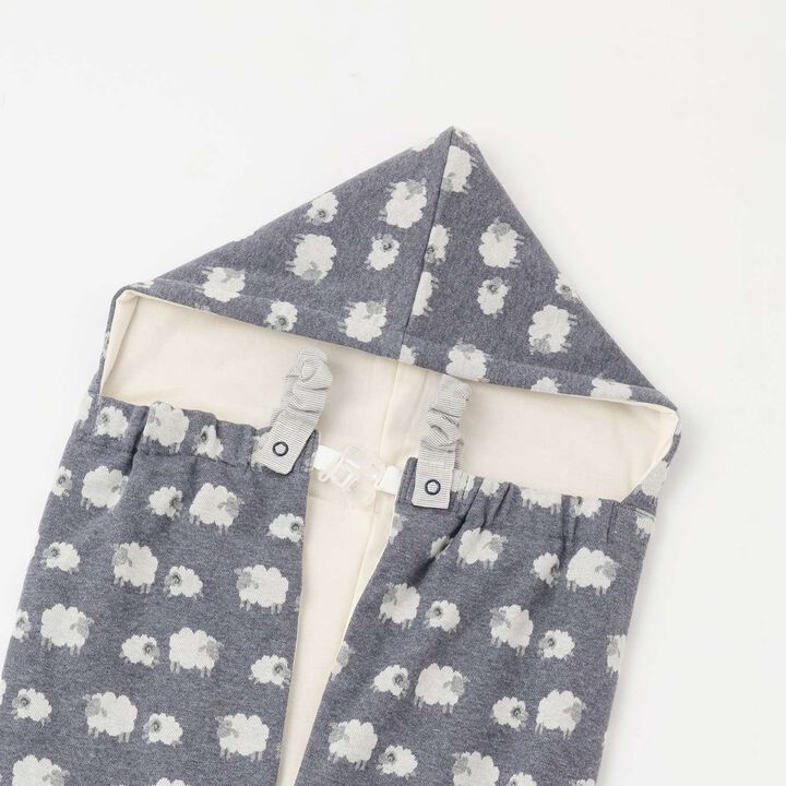 Organic Jacquard 4 WAY Walnut,Navy, medium image number 2