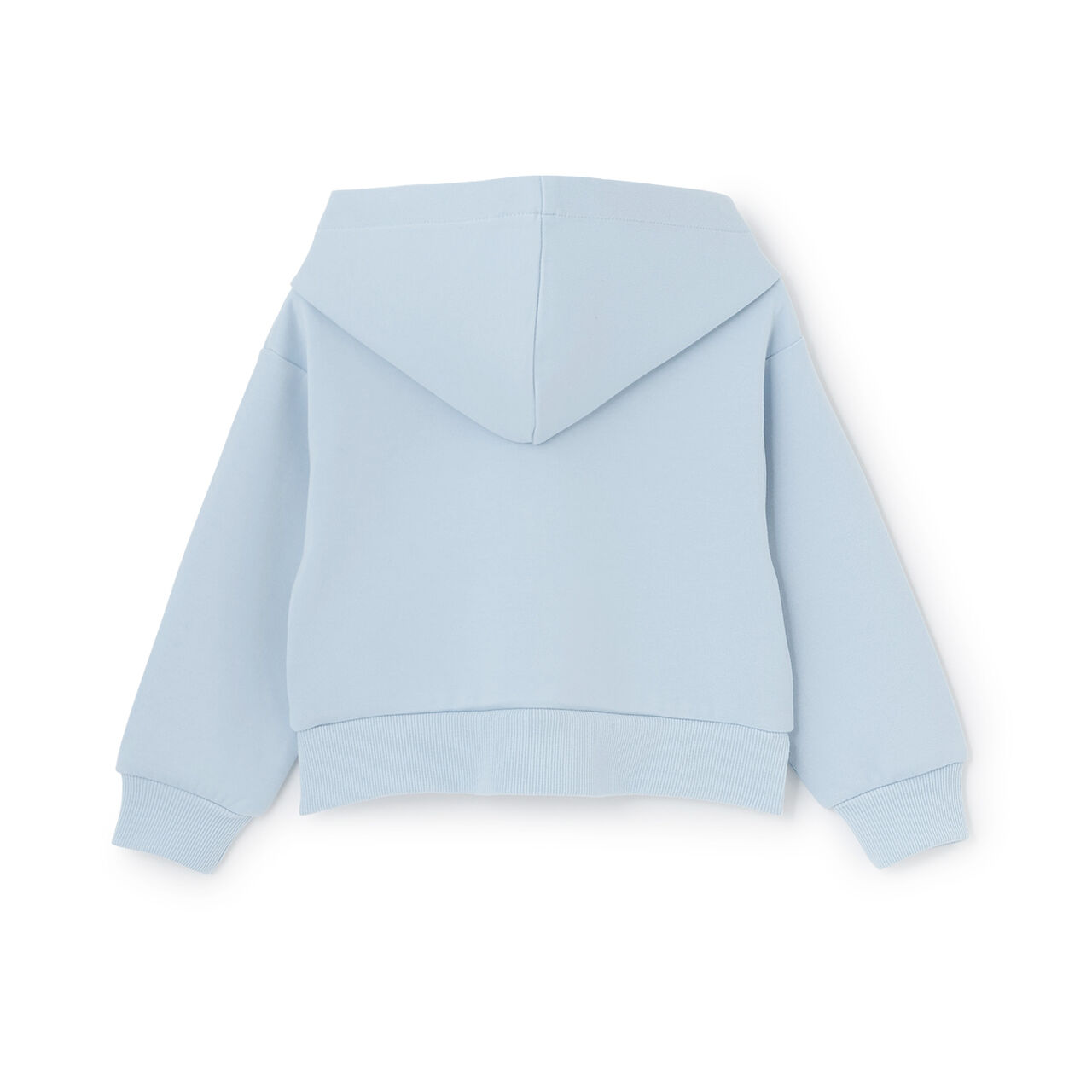 Anti-Stain Puffed Sweatshirt Hoodie / Cardboard,Sax blue, large image number 11