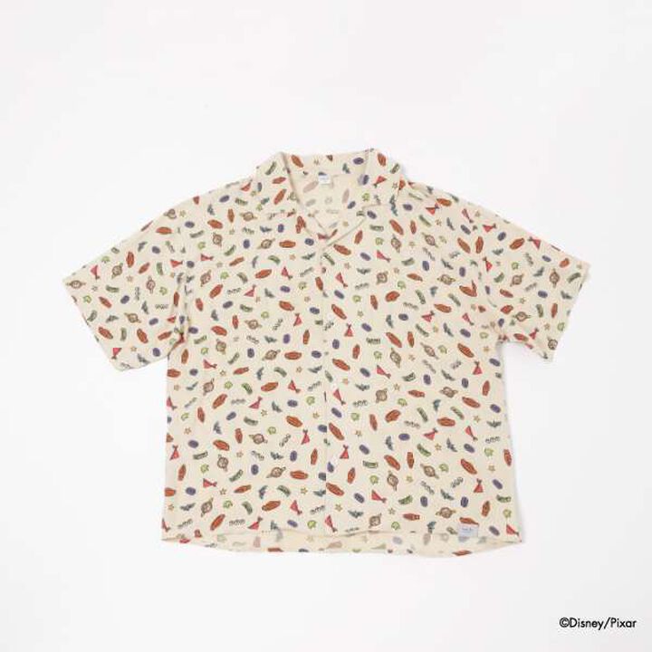 [Matching with Dad Outfit] Disney Kids Toy Story Pattern Shirt,Light gray, medium image number 7