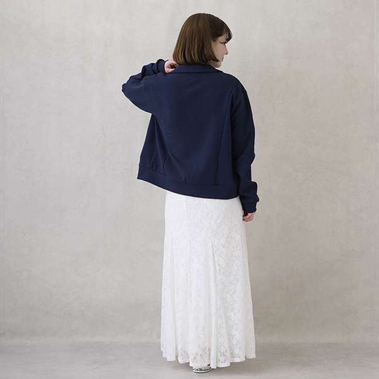 [Link] Lace Skirt,Off white, large image number 1