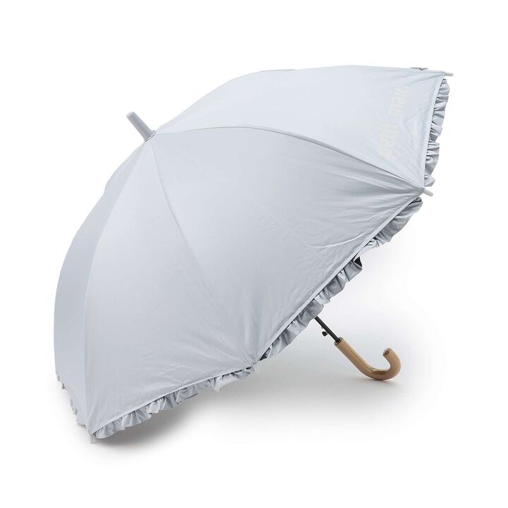 [UV] All-Weather Frill Long Umbrella,Light blue, medium image number 0