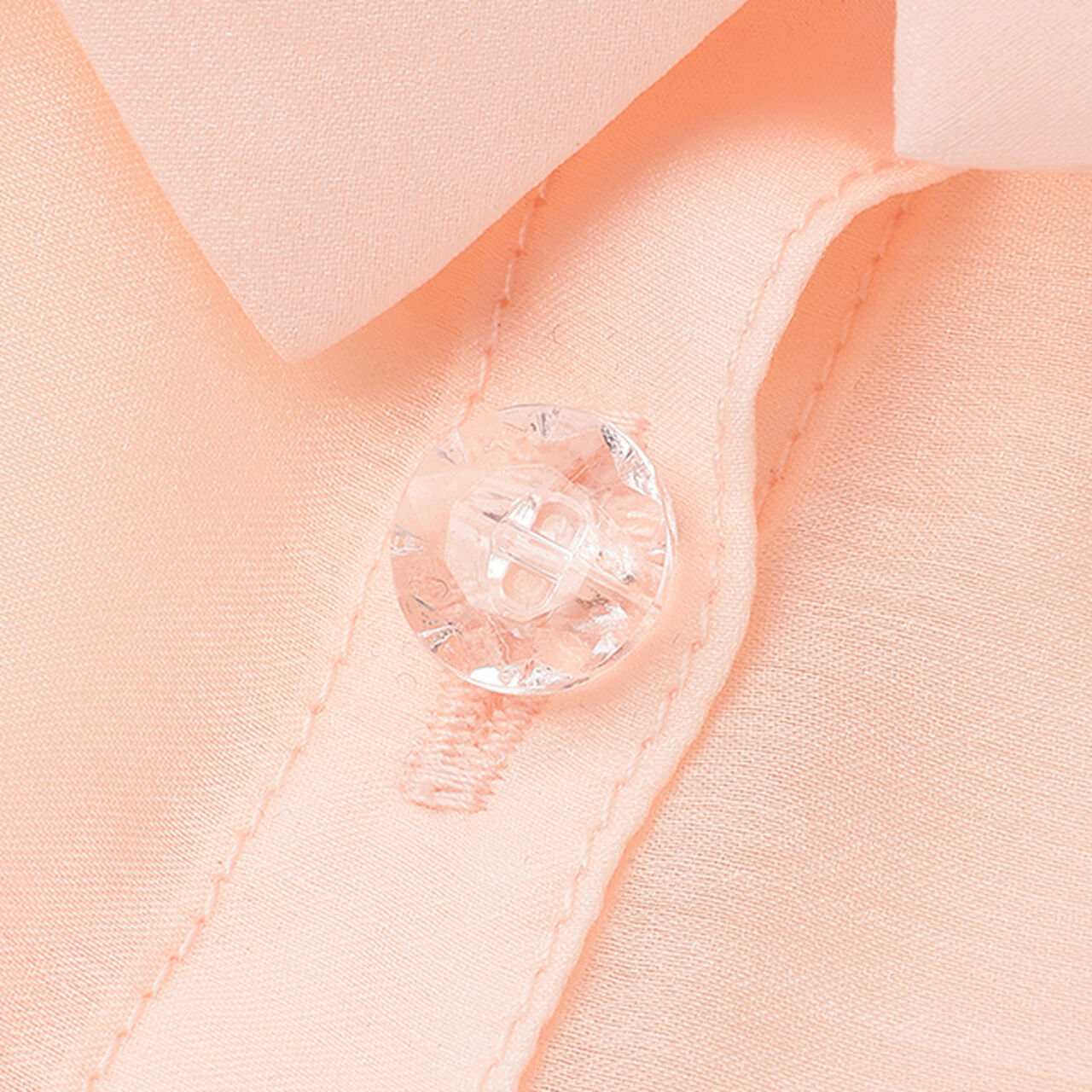 Sheer Shirt & Logo Rib Tank Top Set,Peach, large image number 4