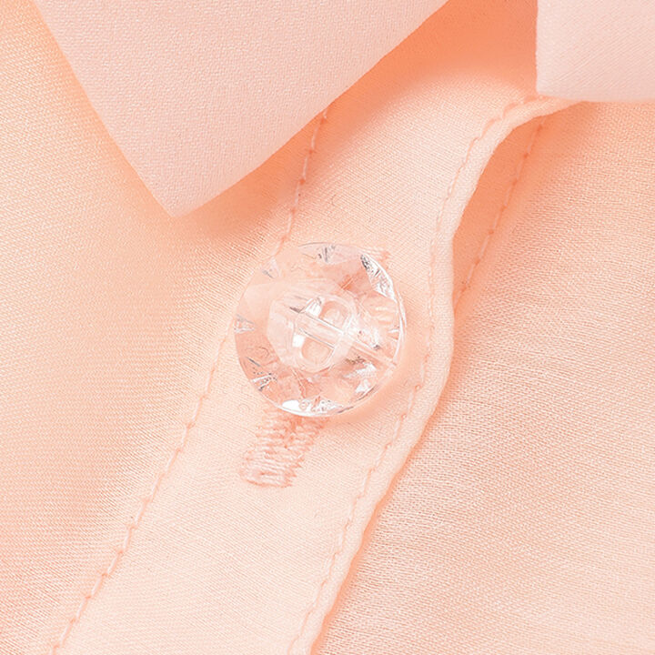 Sheer Shirt & Logo Rib Tank Top Set,Peach, medium image number 4