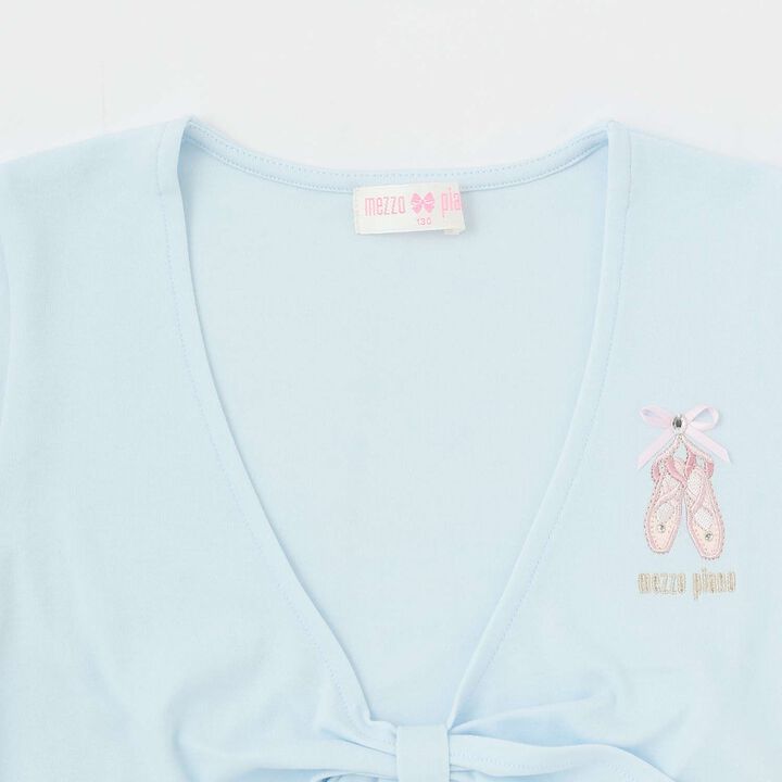 Ballet Cache-Coeur Top,Sax blue, medium image number 2