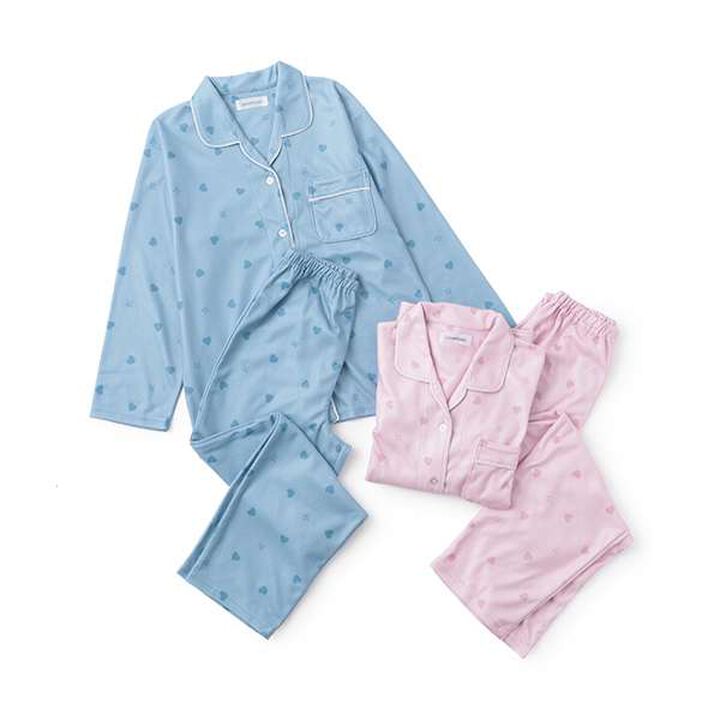 Baby Fleece Heart Knit Shirt,Blue, medium image number 10