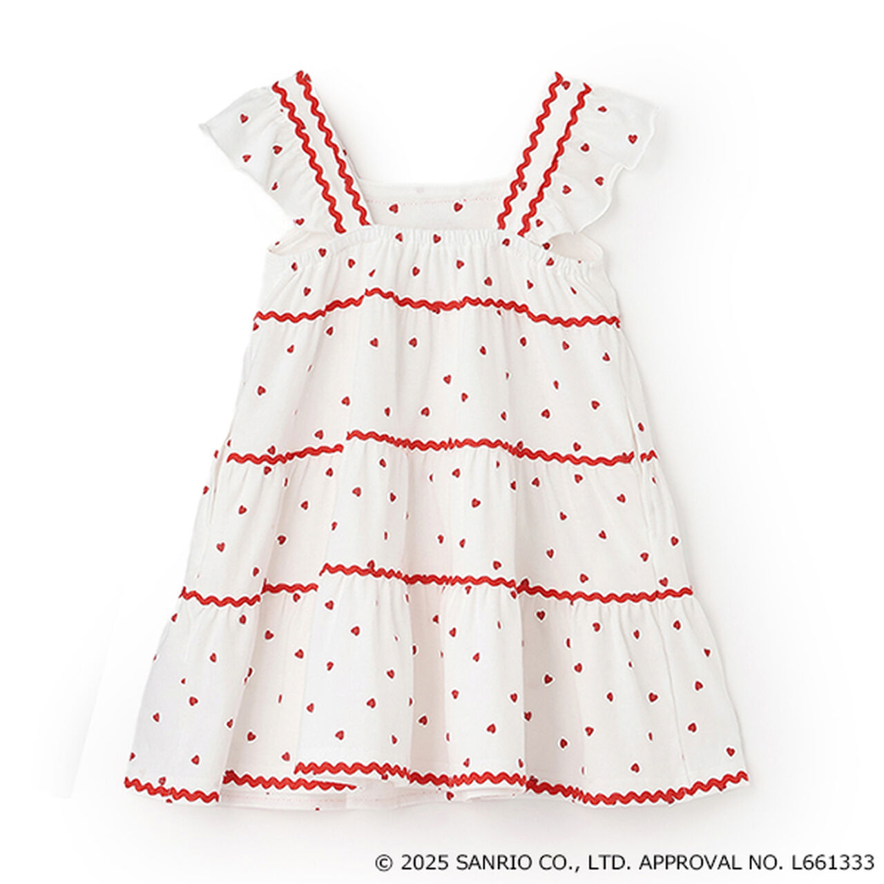 [Sanrio Characters] Cut Tiered One-Piece Dress,Light pink, large image number 12