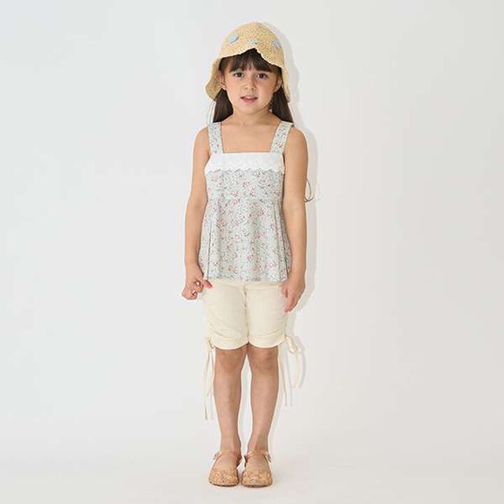 Pattern Assorted Peplum Camisole,Sax blue, medium image number 5