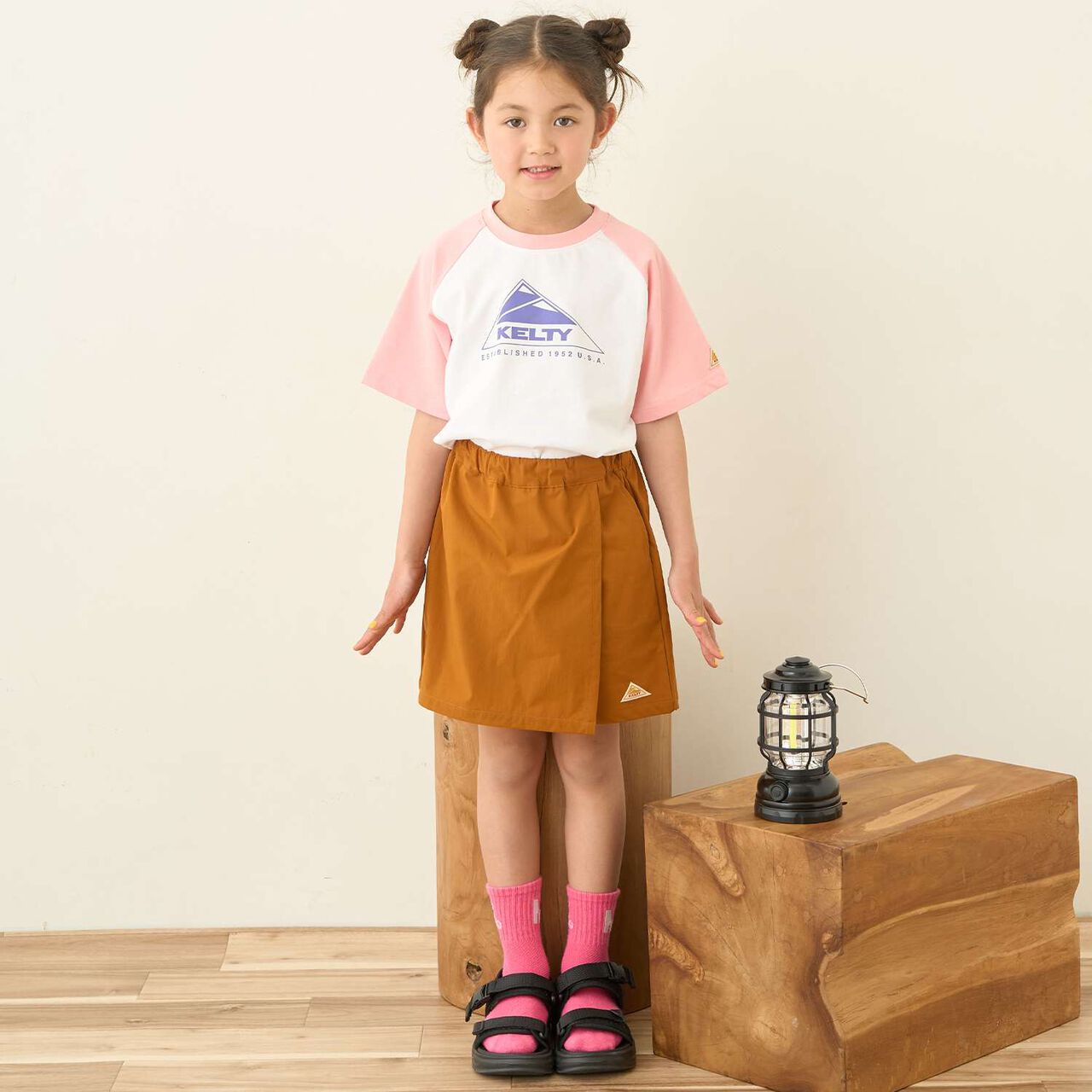 [Cool Touch] KELTY Raglan T-Shirt,Peach, large image number 23