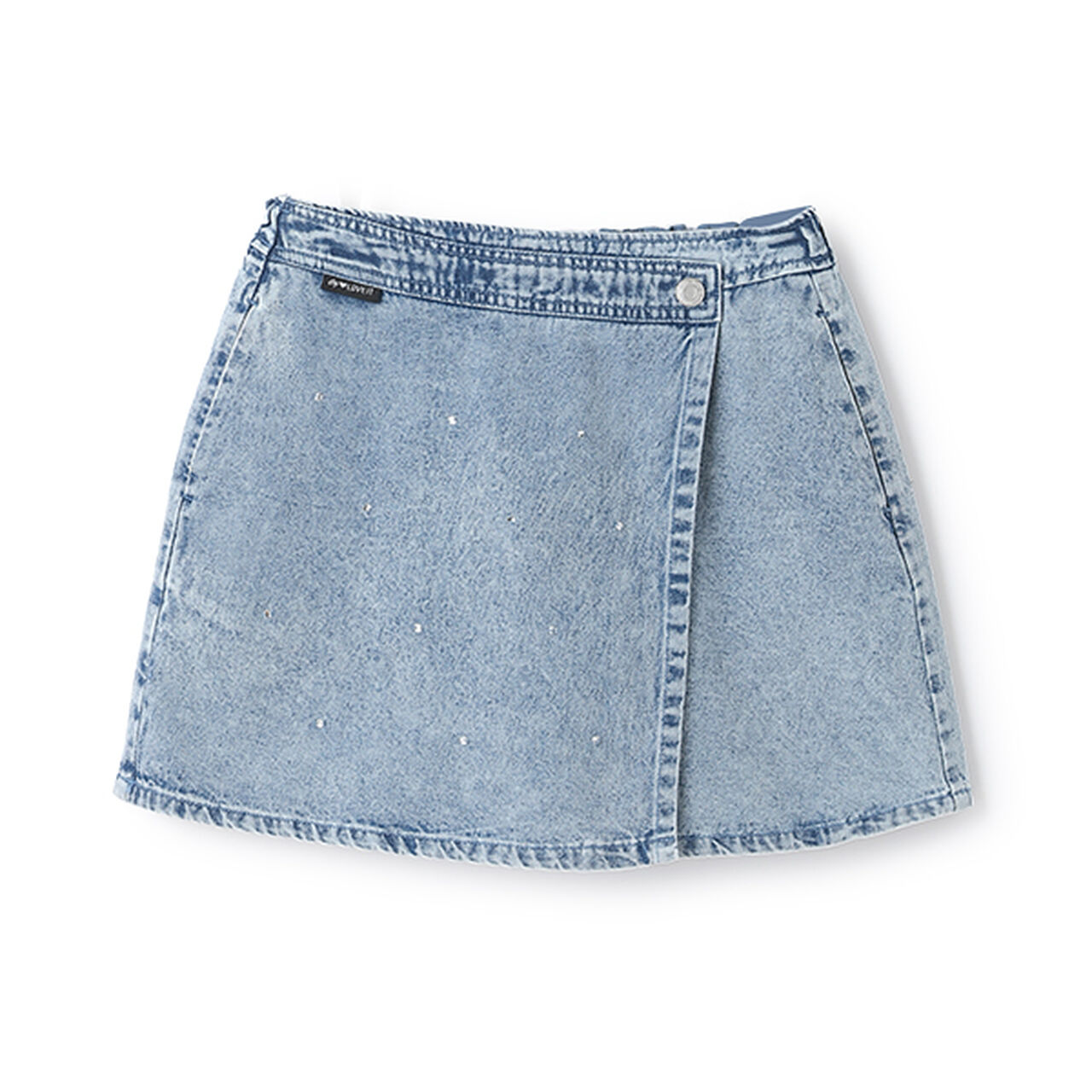 Bijou Wrap Skirt,Blue, large image number 0