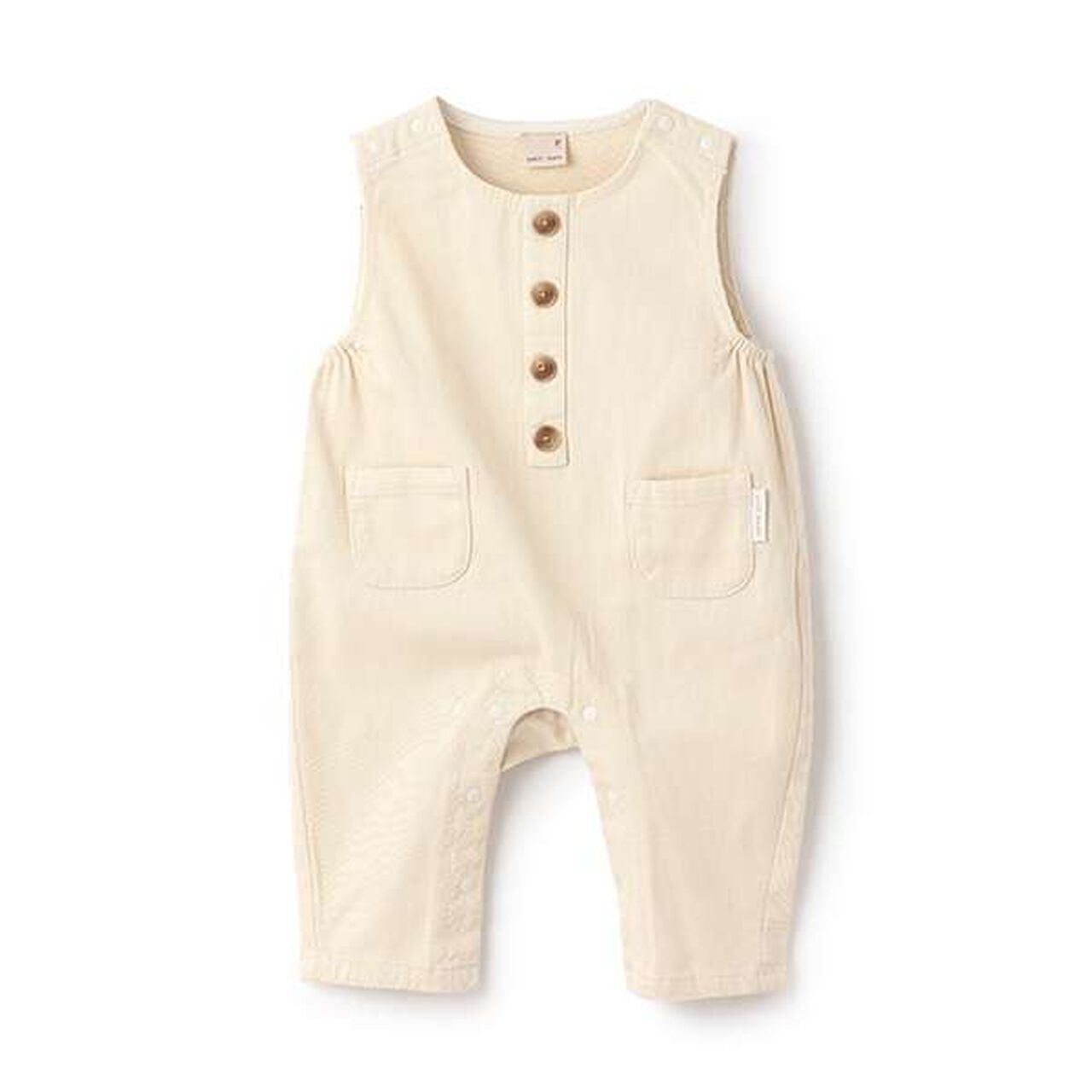 Denim Overalls,Ivory, large image number 0