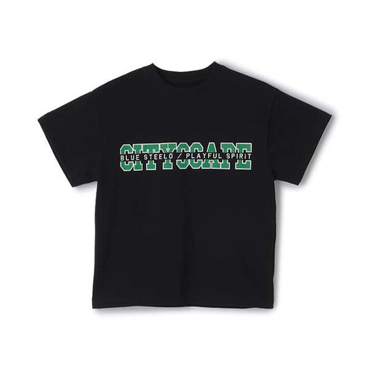 [SKIT0LY][Cool Touch] High Cool Cotton Original Front Print Short Sleeve T-Shirt,Black, medium image number 11