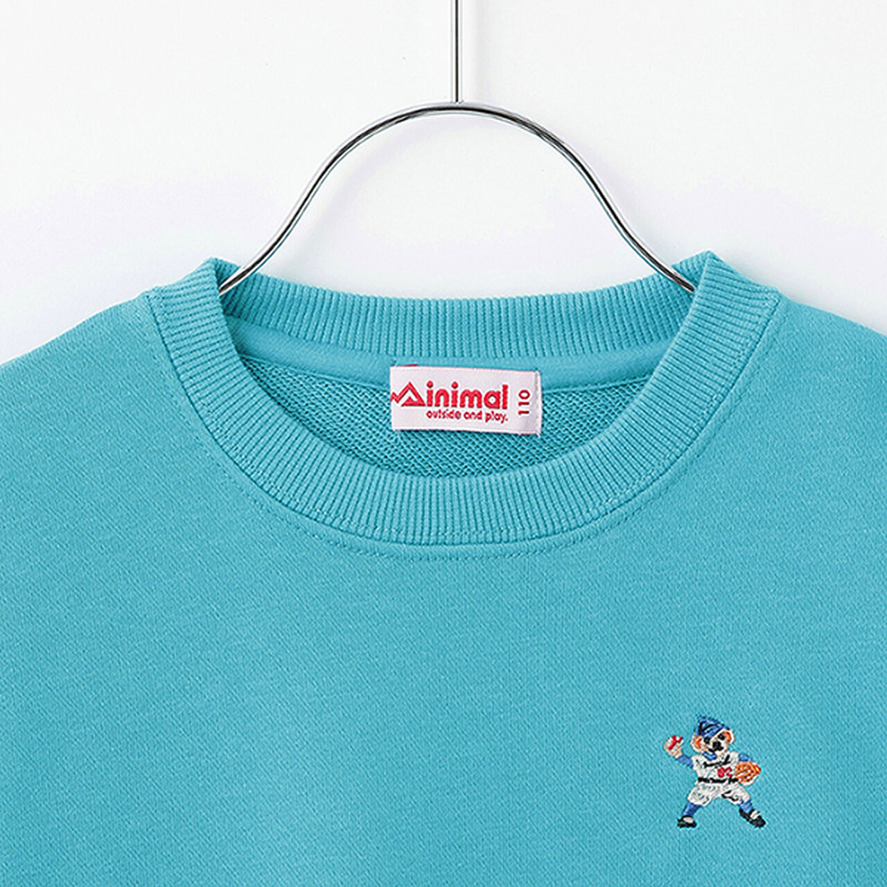 Fleece Pullover with Single-Point Embroidery,Black, large image number 12