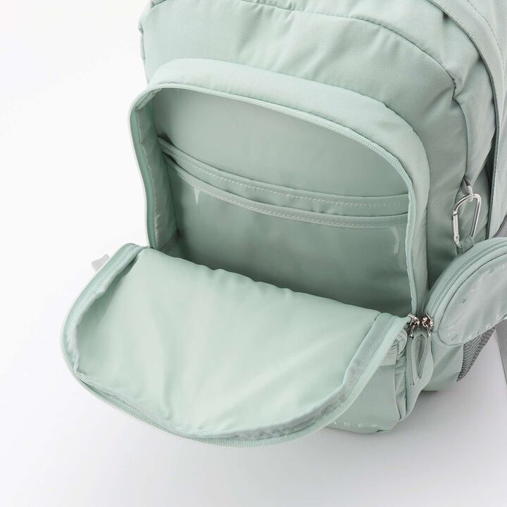 23L Water-Repellent Round Pouch School Backpack,Light blue, medium image number 15