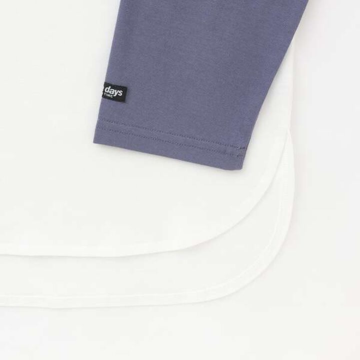 [Comfortable Jersey] Oversized Raglan T-Shirt,Charcoal gray, medium image number 8