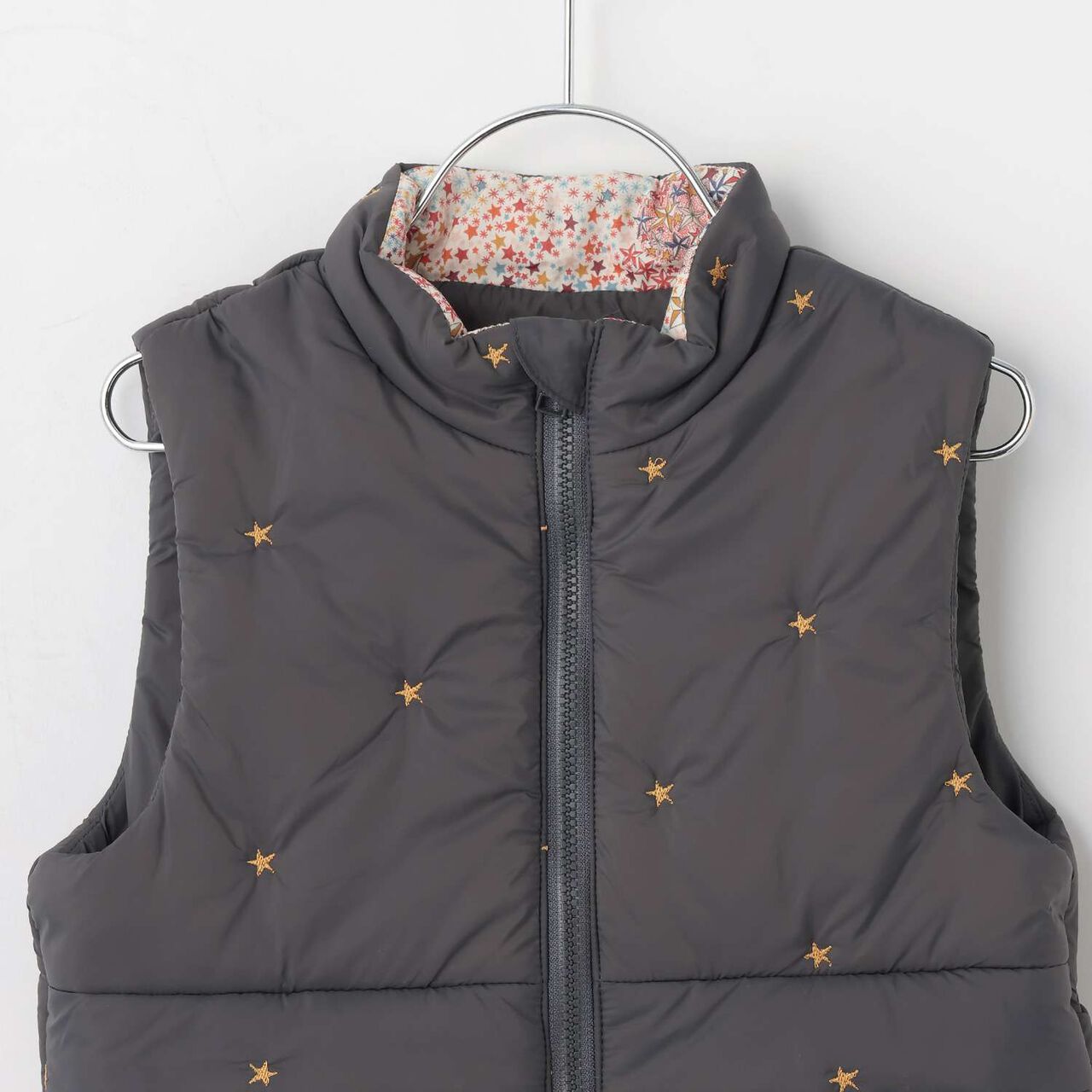 Liberty Adelaja Star Embroidery Vest,Blue, large image number 2