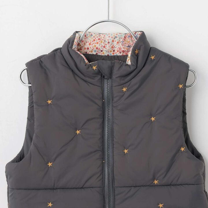 Liberty Adelaja Star Embroidery Vest,Blue, medium image number 2