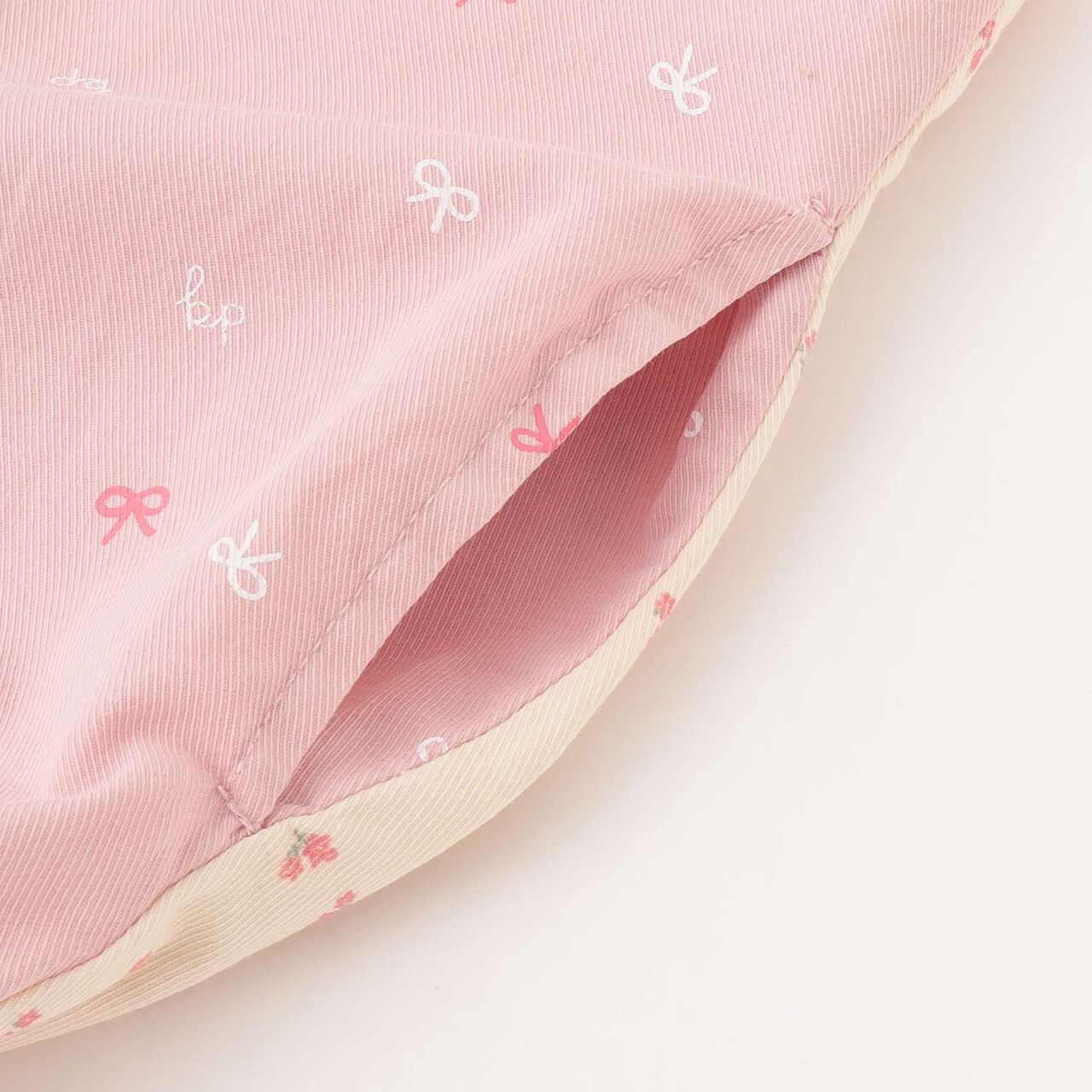 Denim All-Over Print Jumper Skirt,Pink, large image number 5