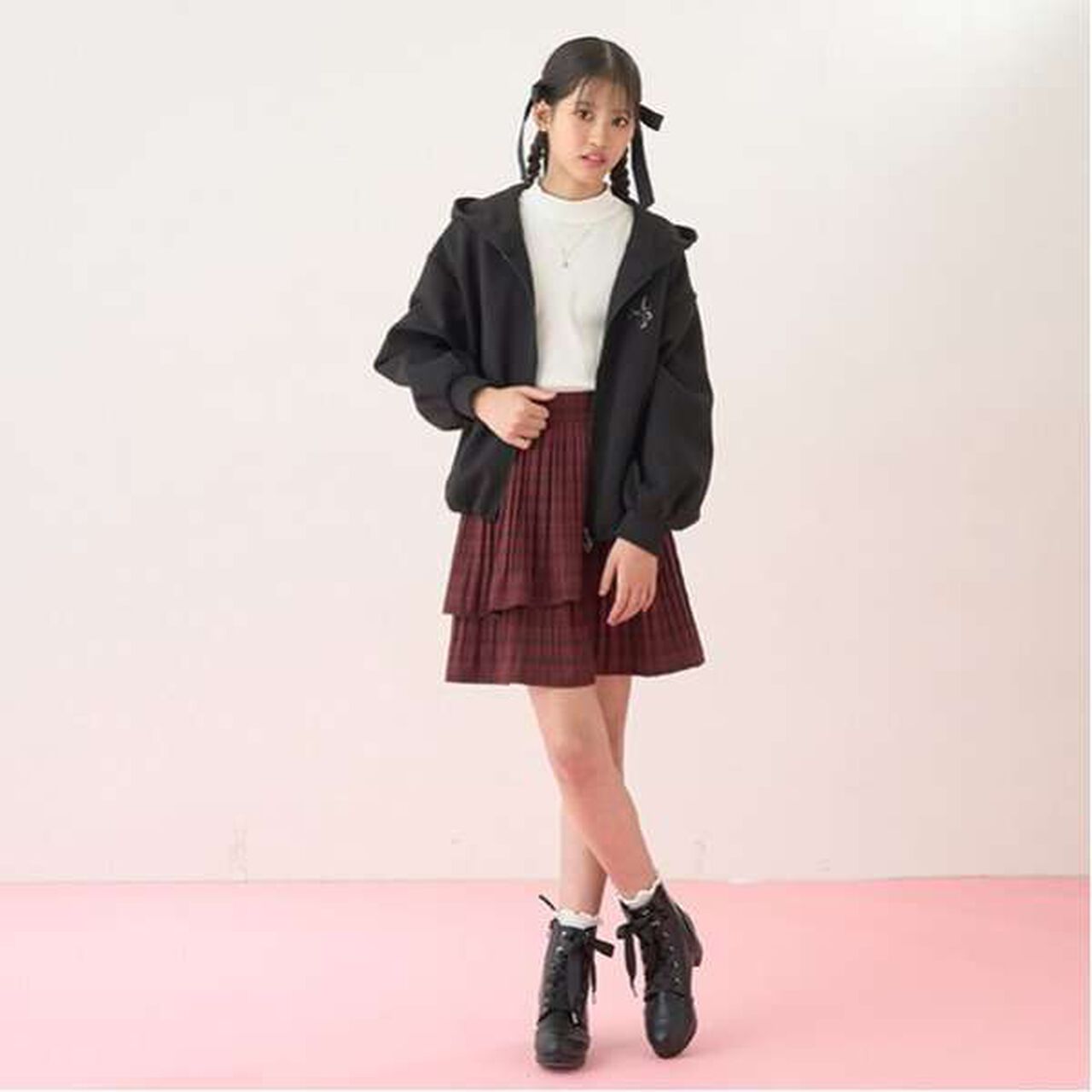 Satin Ribbon Lace-Up Short Boots,Light beige, large image number 6