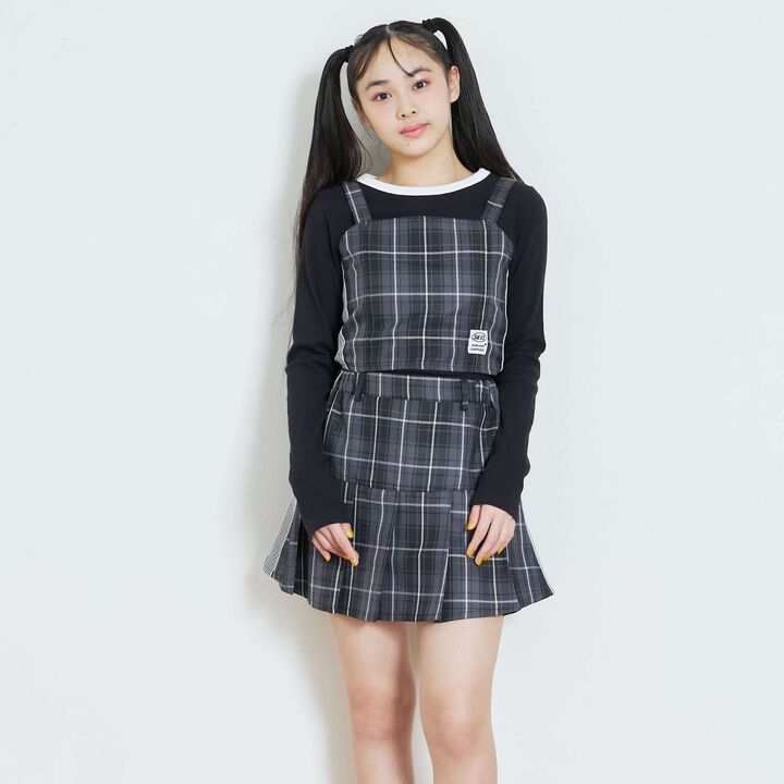 [7 Days] Side Line Camisole Set Up,Gray, medium image number 5