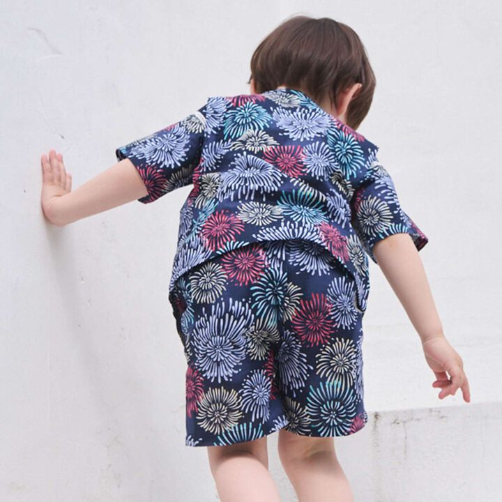 [Easy Wear] Boys Assorted Jinbei,Pearl white, medium image number 4