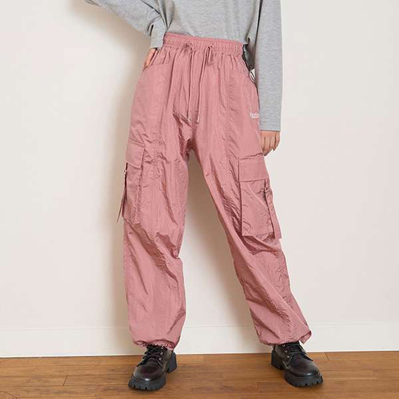 LTXC - Shiny Cargo Pants,Pink, large image number 0
