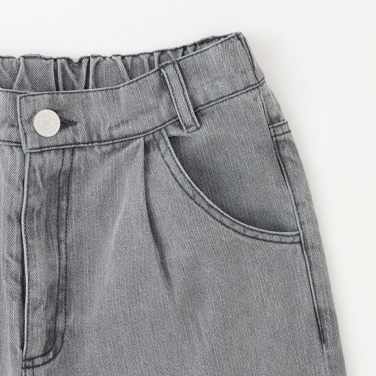 [LTXC] Denim Pants and Bustier Set,Black, large image number 12