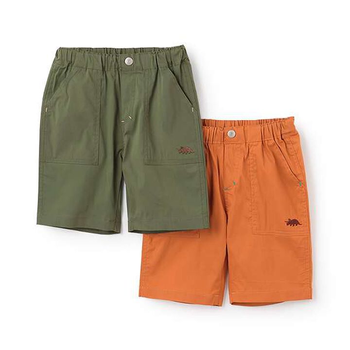 Dinosaur One-Point 6/10 Length Pants,Camel, medium image number 10