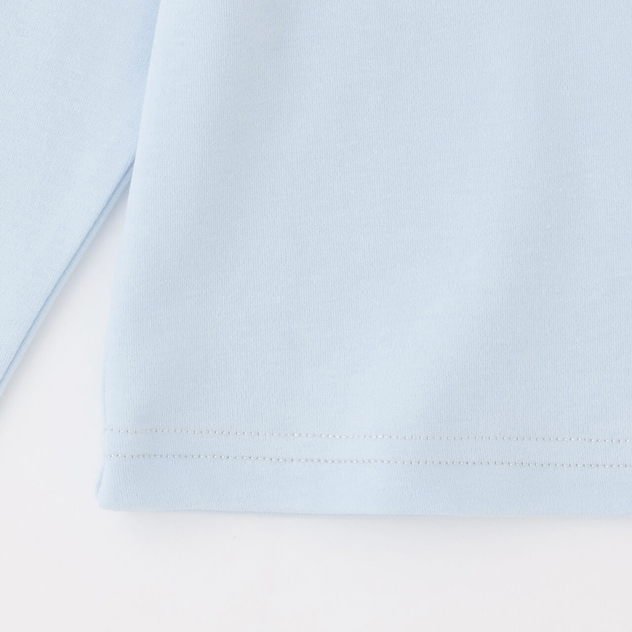 Rhinestone Logo Long-Sleeve T-Shirt,Off white, large image number 5