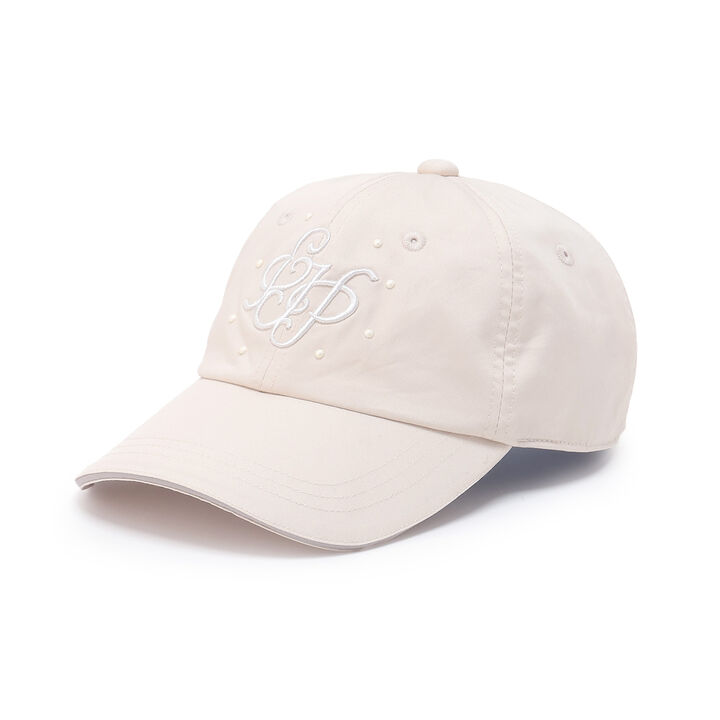 [UV & Cool Touch] 3D Embroidery Pearl Cap,Navy, medium image number 10