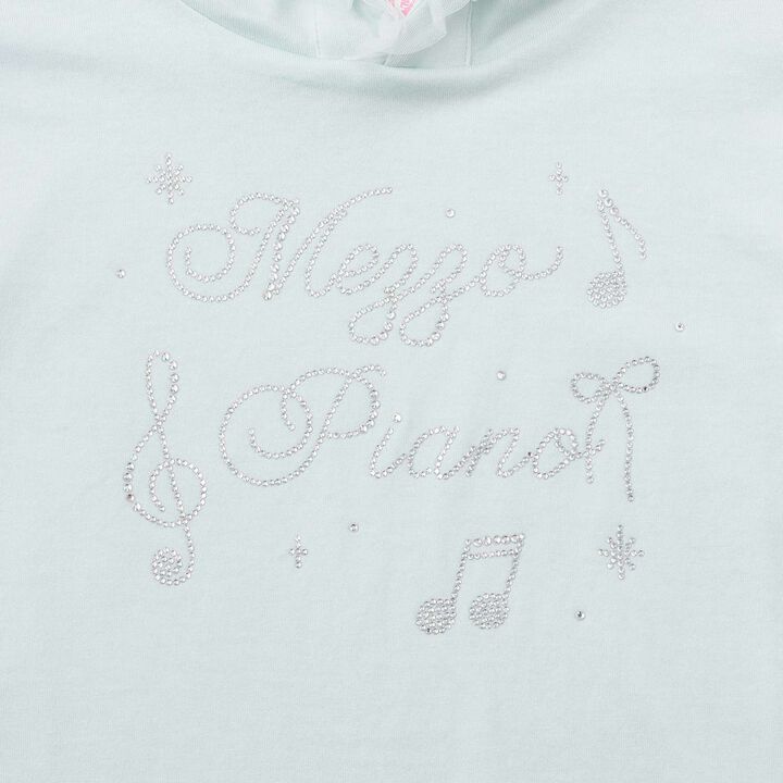 Sparkling Note Logo Parka T-Shirt,Lavender, medium image number 3