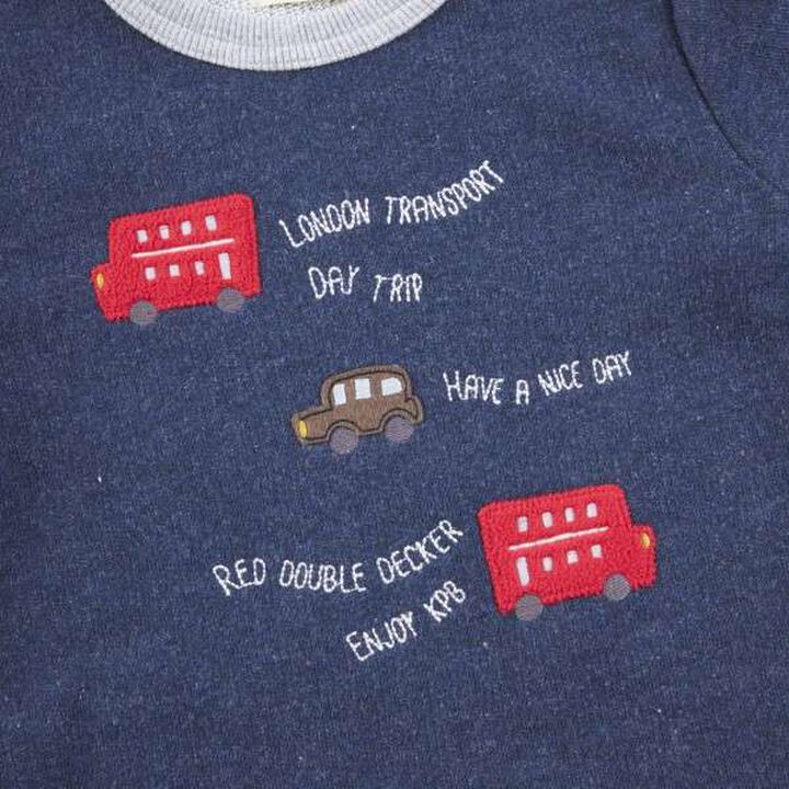 KP Boy London Bust Sweatshirt [80-140],Navy, medium image number 4