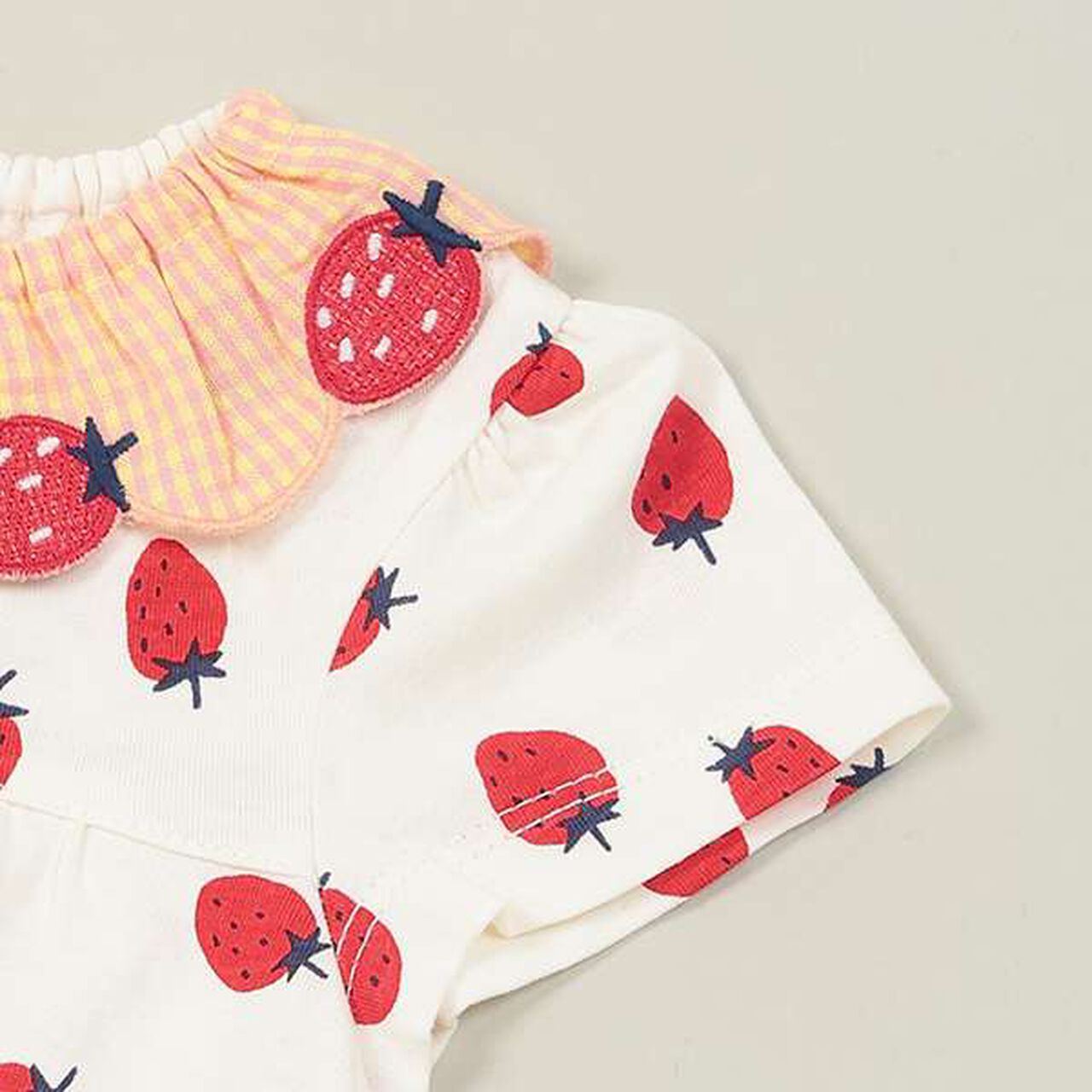 Strawberry One-Piece Dress,Pink, large image number 4