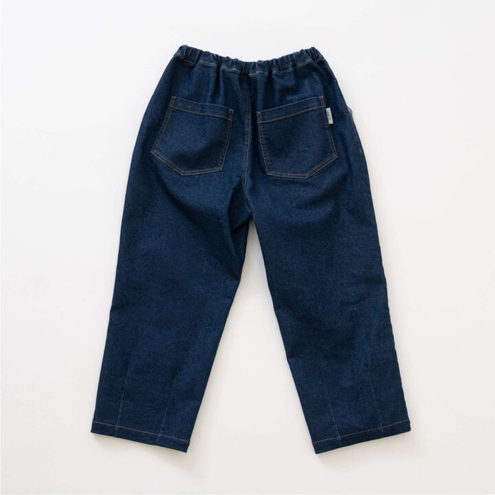 Denim Tuck Balloon Pants,Blue, medium image number 7