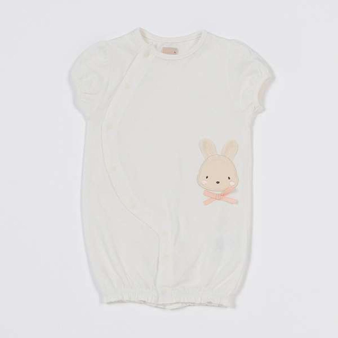 Bunny Appliqu&eacute; 2-Way Romper,Black, large image number 12