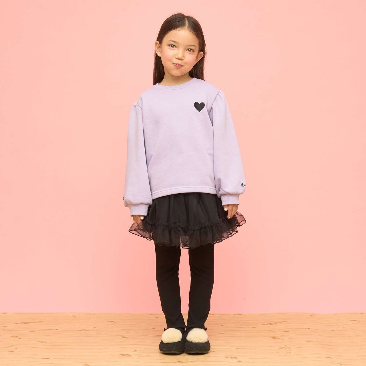 Frilly Tulle Skirt Shorts,Blue gray, large image number 23