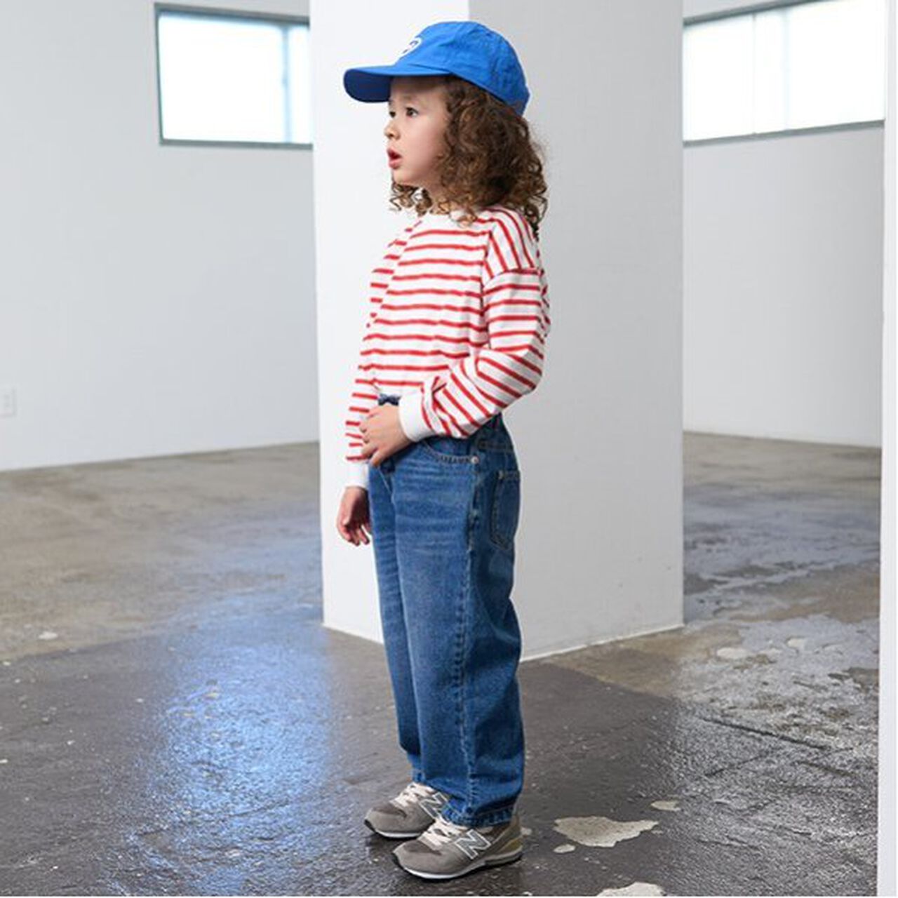 [Comfortable Jersey] Stripe Long-Sleeve T-Shirt,Mustard, large image number 14