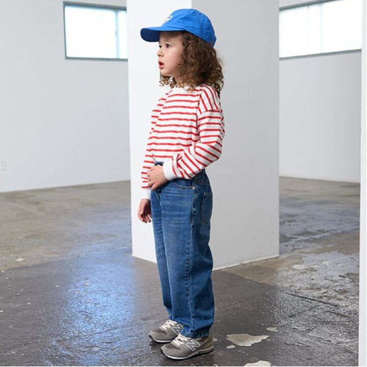 [Comfortable Jersey] Stripe Long-Sleeve T-Shirt,Mustard, medium image number 14