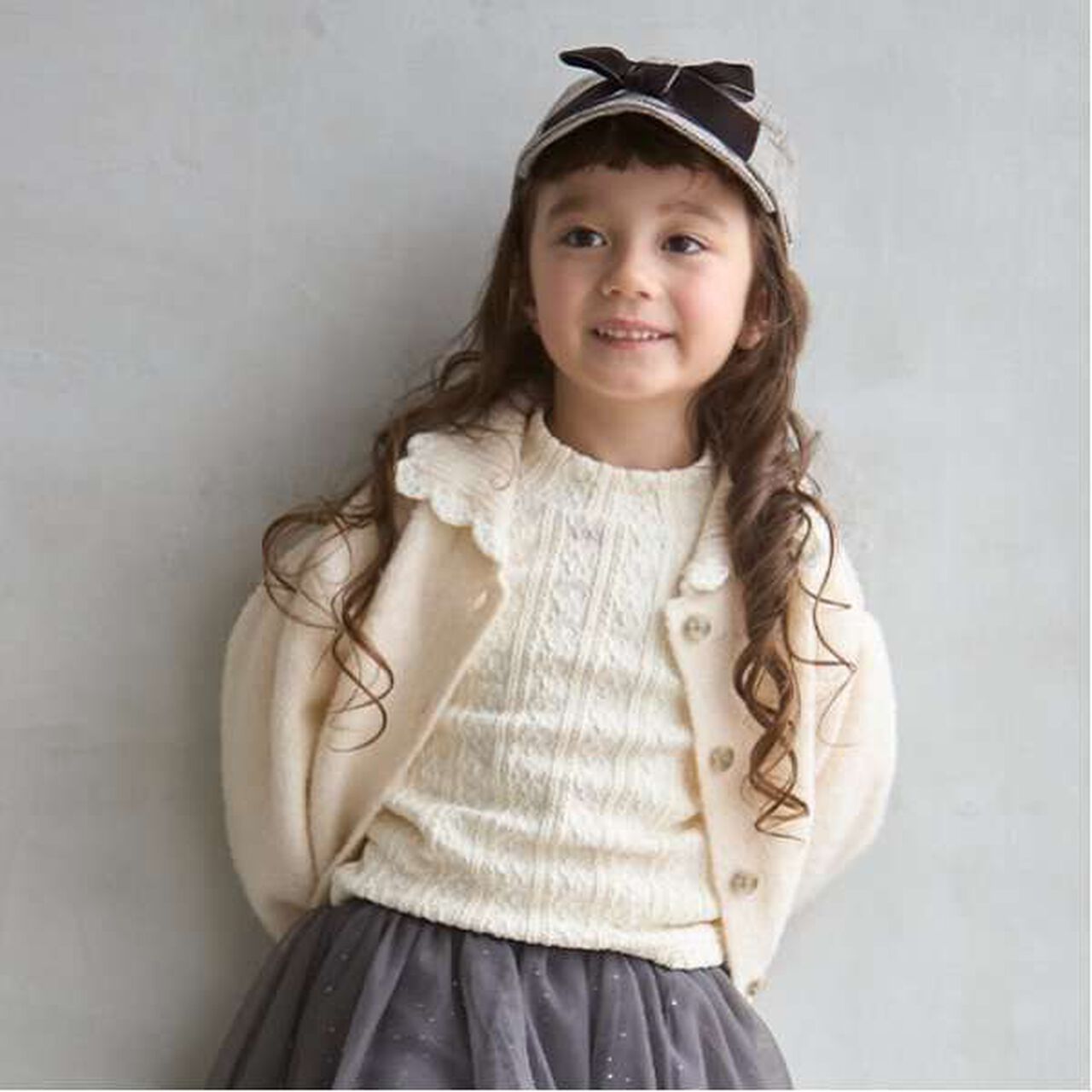 Shea Butter Jacquard High Neck Long T-Shirt,Ivory, large image number 0