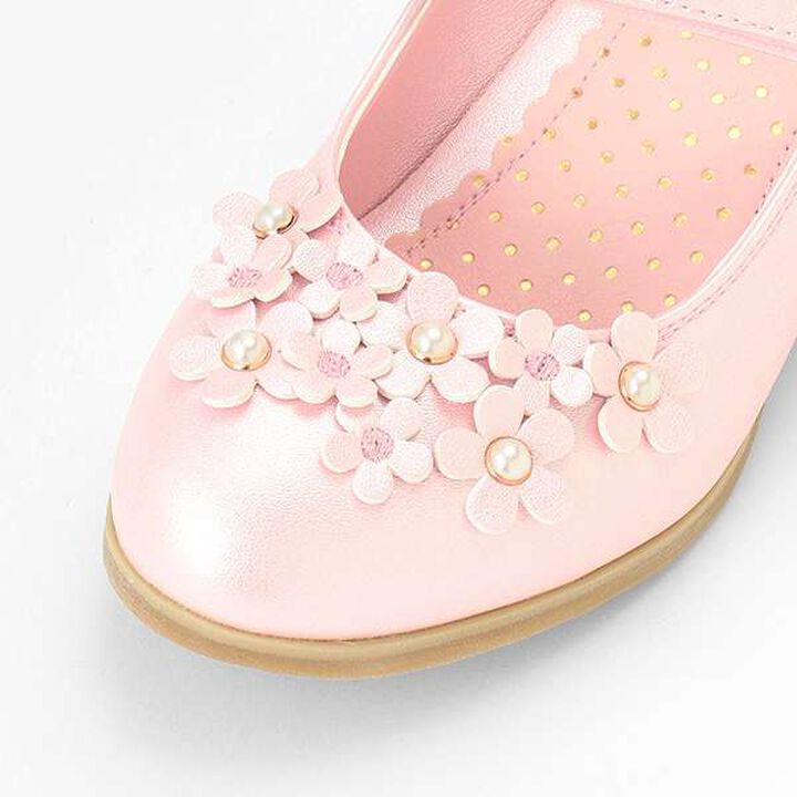 Flower Strap Shoes,White, medium image number 5