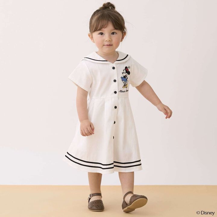 [Disney] Sailor One-Piece Dress,Off white, medium image number 0