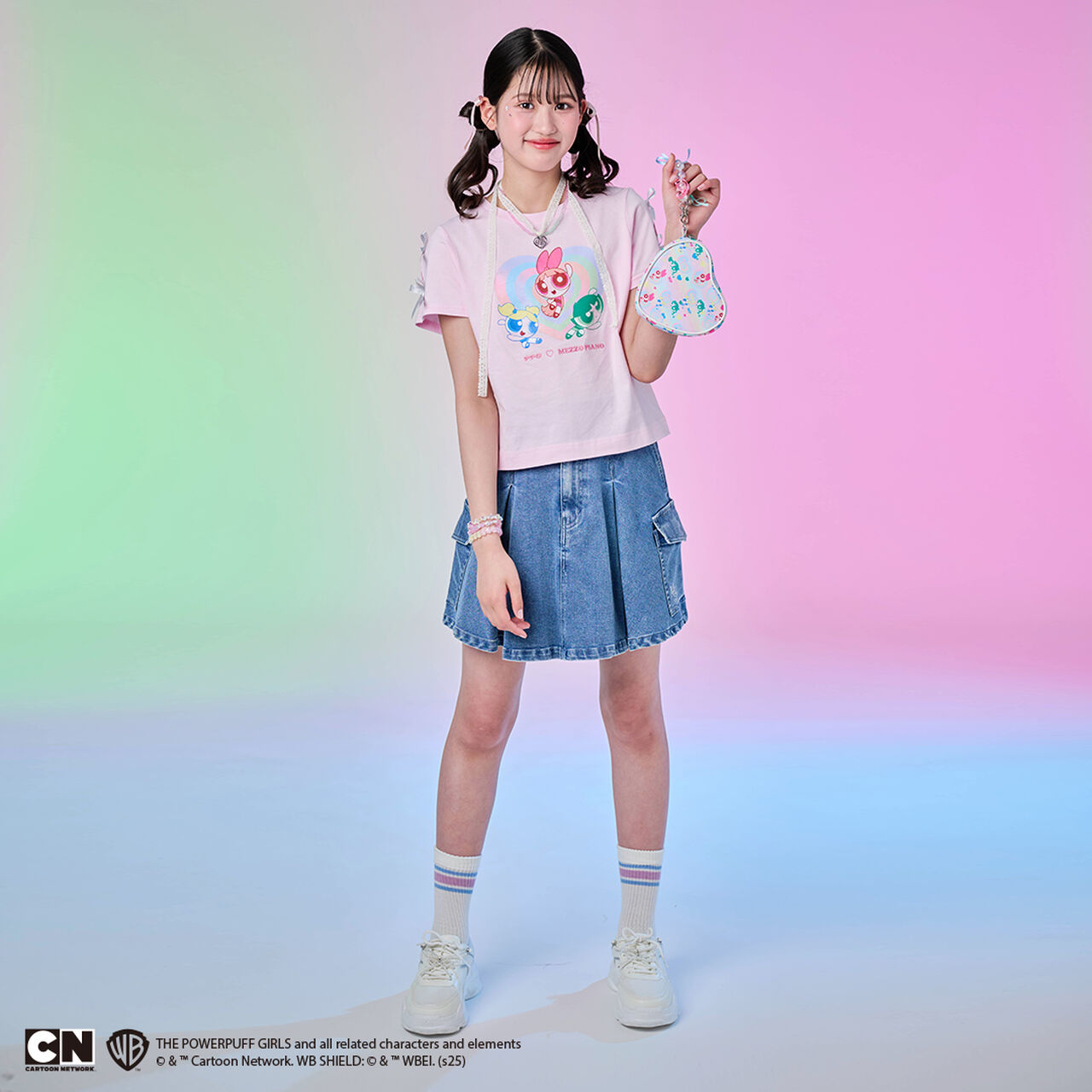 The Powerpuff Girls Heart Pouch,Multi color, large image number 9