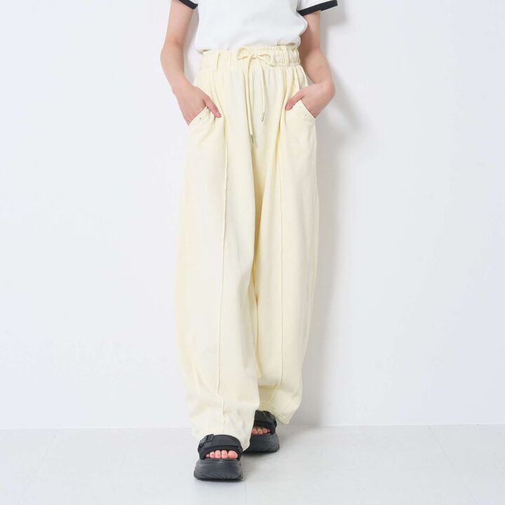 [LTXC/100% Cotton] Back Logo Curve Sweatpants,Top gray, medium image number 6