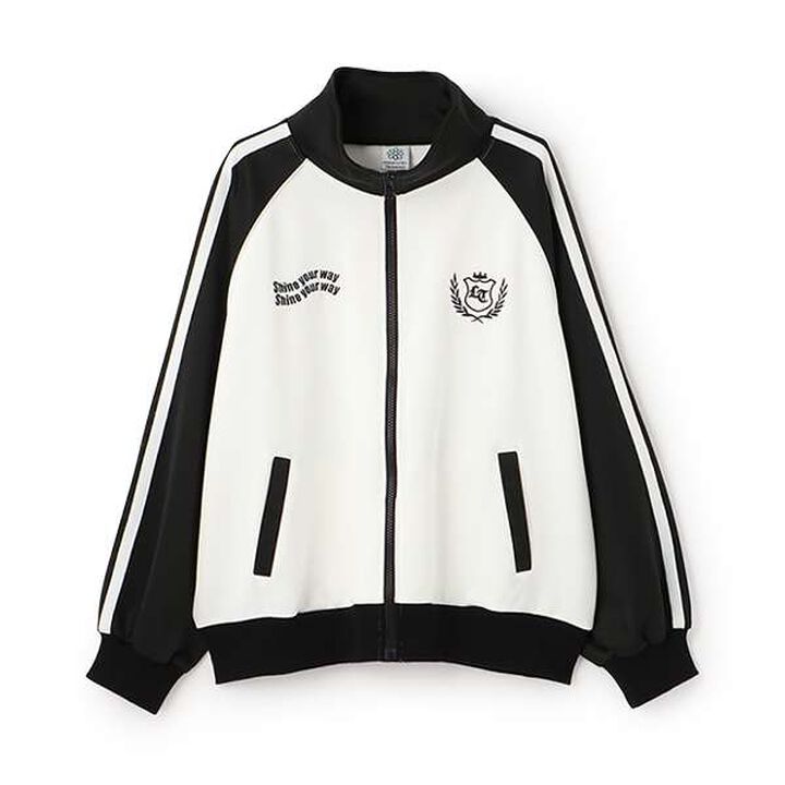 [Akane Cool] Sensation Track Jacket,Sax blue, medium image number 1