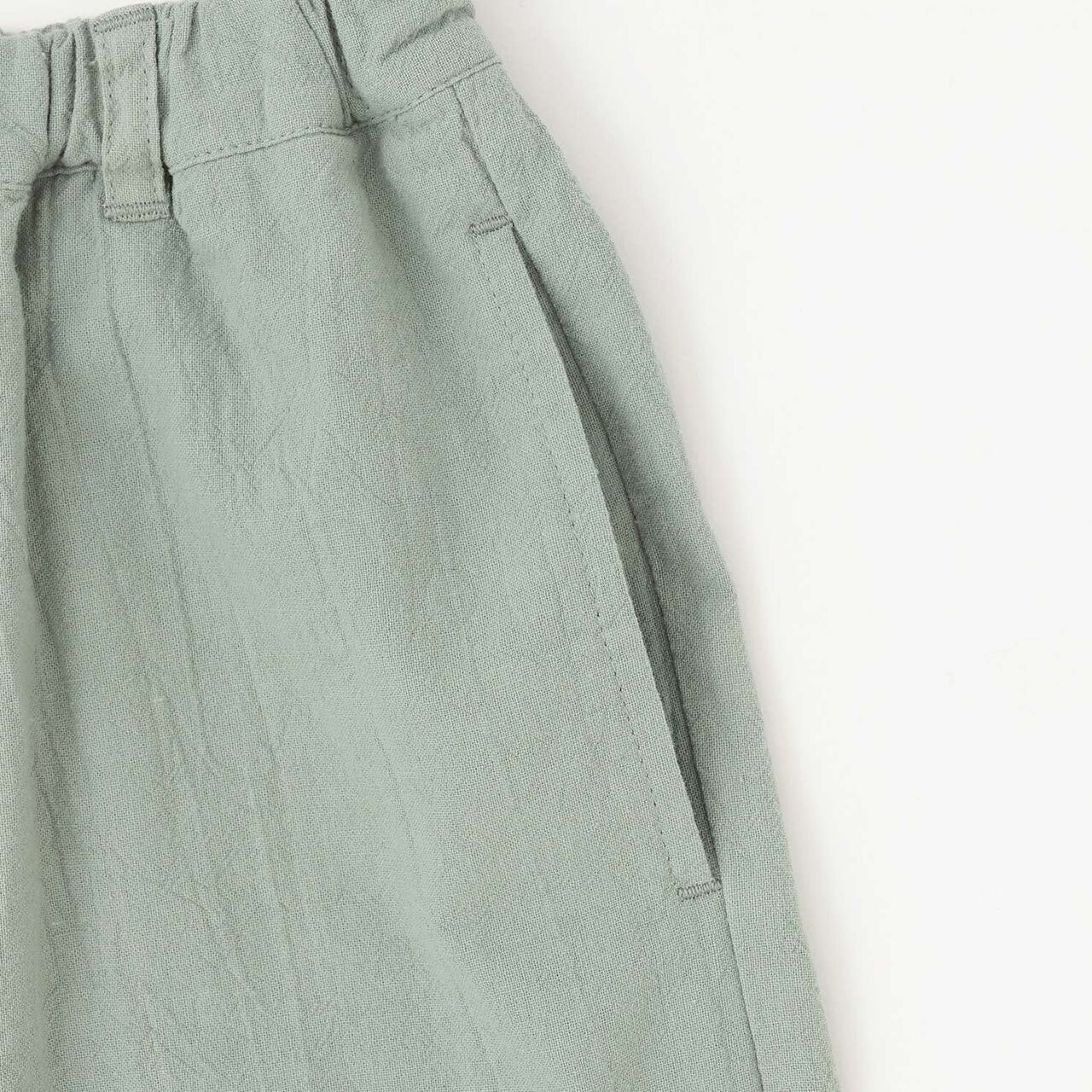 Wide Silhouette Outfit Set,Green, large image number 24